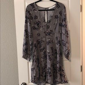 Floral print dress